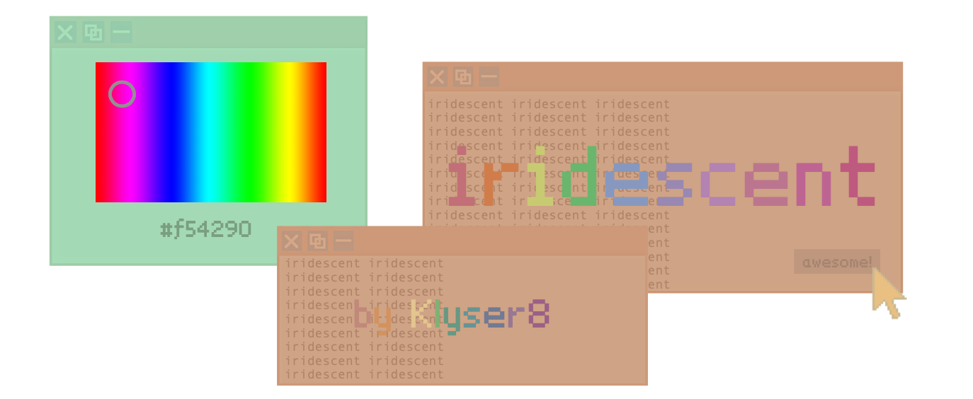 ✏️ Iridescent ✏️ 1.16.x – Add new/hex colors to your server – Supports gradients